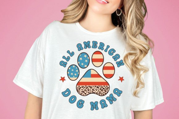 4th of July American Dog Mama Design Review