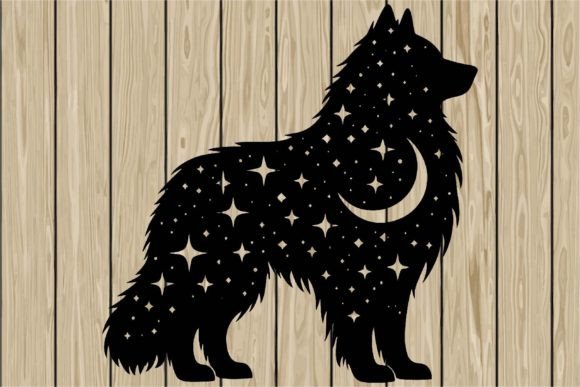 Celestial Dog Standing Stencil SVG: Designer's Review