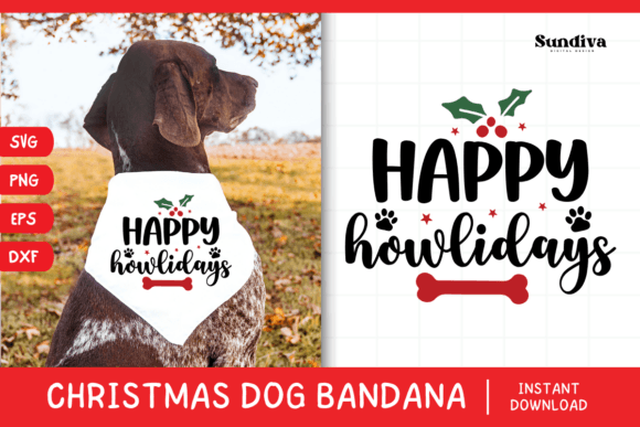 Christmas Dog Bandana Quotes SVG 13