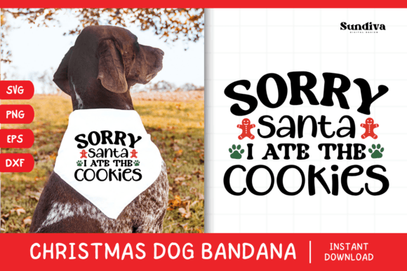 Christmas Dog Bandana Quotes SVG 4