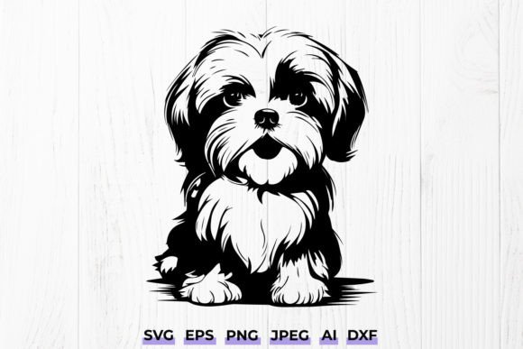Cute Shih Tzu Dog Silhouette Pet Svg: A Designer's Honest Review