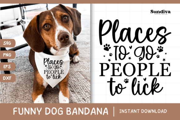 Funny Dog Bandana Quotes SVG 8