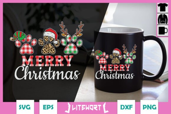 Merry Christmas Dog Paws Christmas SVG: A Designer's Review
