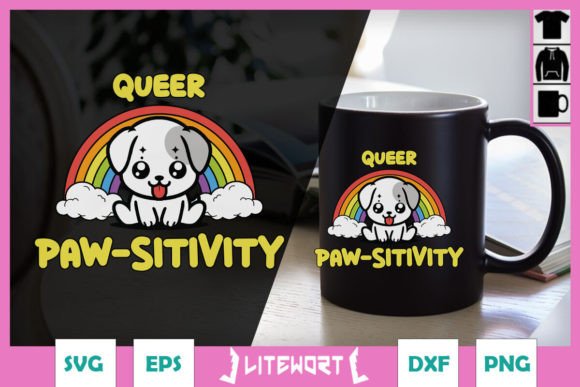 Paw-sitivity Cute Dog LGBT Puns SVG Review
