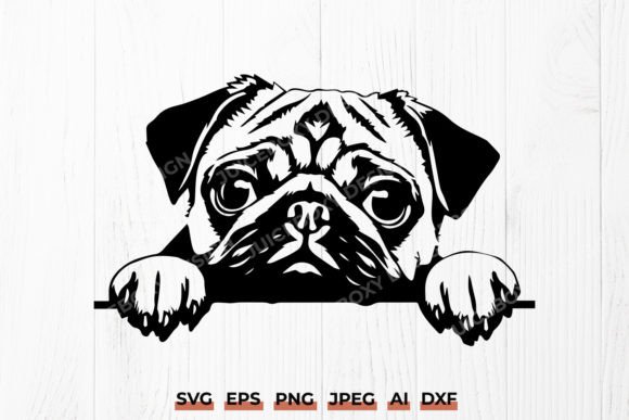 Peeking Pug SVG – Adorable Dog Design Review