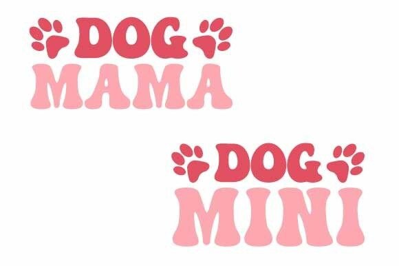 Retro Dog Mama Mini SVG Design: Real Talk for Embroidery Use