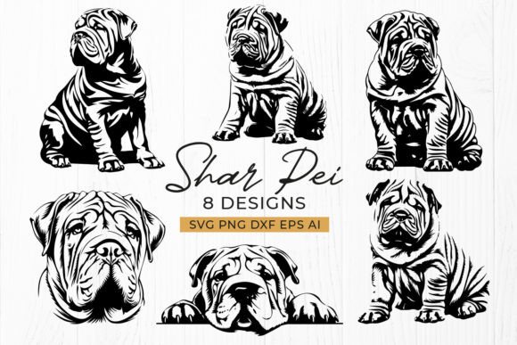 Shar Pei SVG Bundle Dog Breed Portrait: A Designer's Hands-On Review